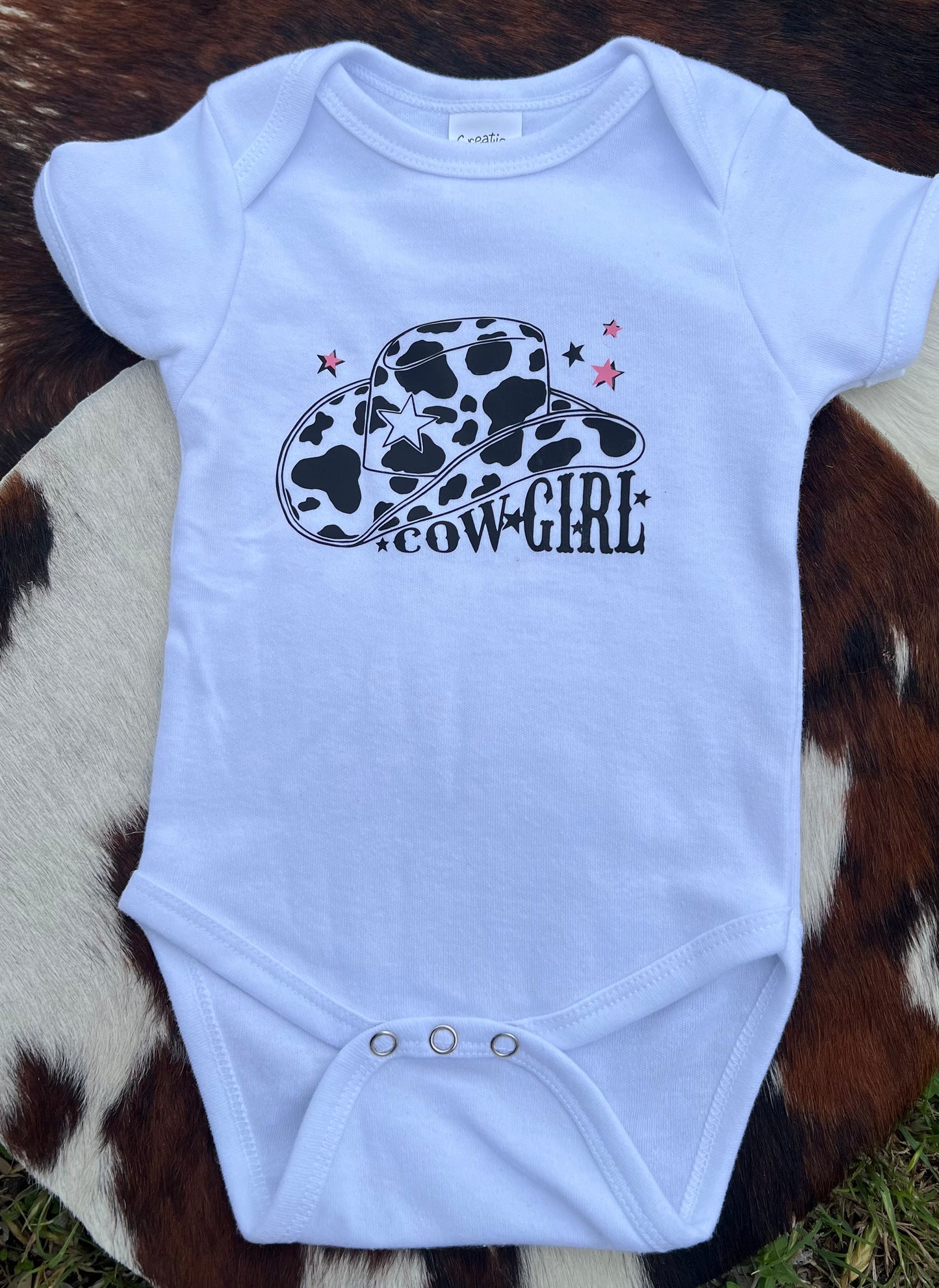 Baby “cowgirl” onesie