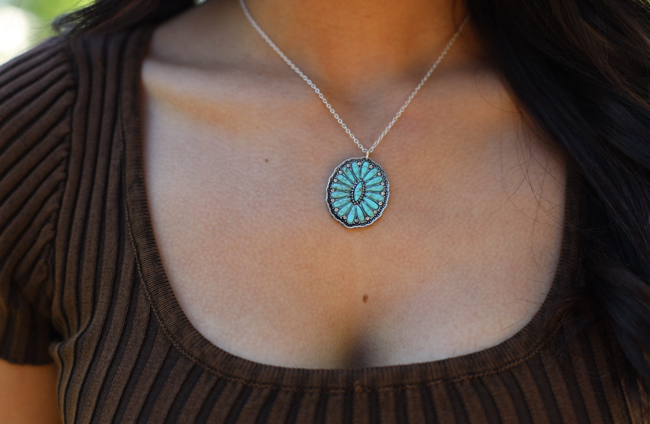 “Jasmine” Turquoise Necklace