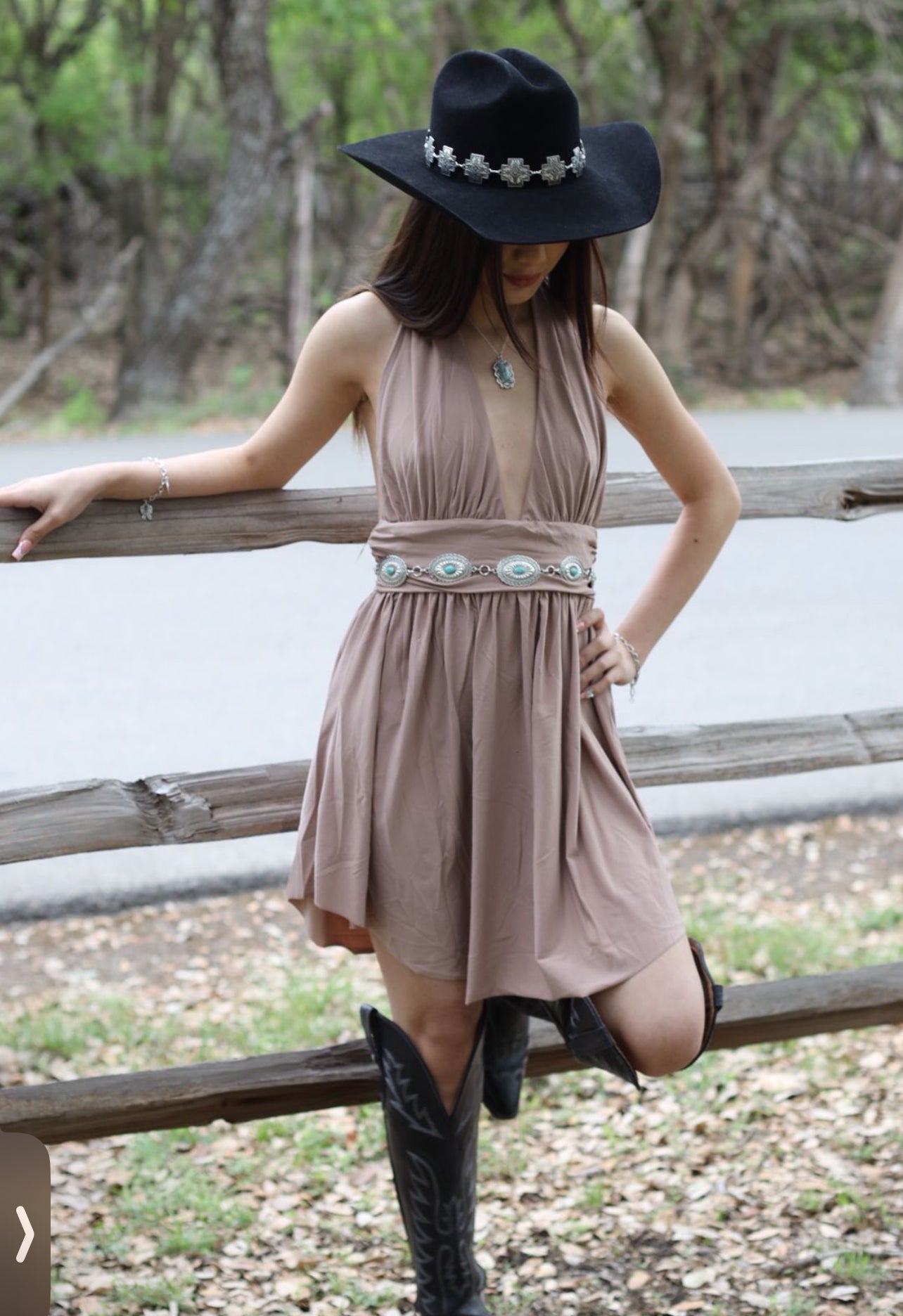 "Lily" Dress (mocha)