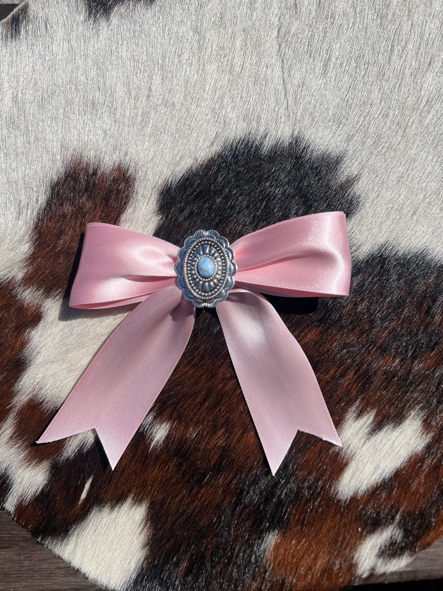 Baby pink Western Bow